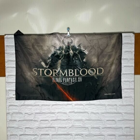 40x27 Stormblood Final Fantasy XIV flag - Picture 1 of 1